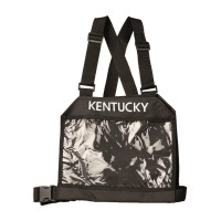 Portanúmeros ecuestre negro Kentucky para concurso completo