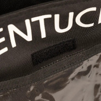 Portanúmeros ecuestre negro Kentucky para concurso completo