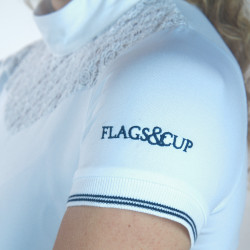 Polo de mujer Cassia de manga corta Flags & Cup Polo de mujer Cassia de manga corta Flags & Cup