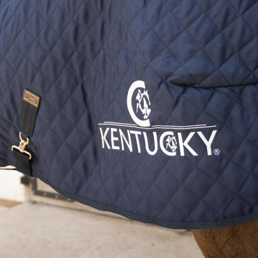 Manta de presentación equitación 160g Kentucky azul marino
