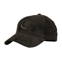 Gorra de pana verde oscuro