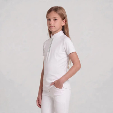 Camisa de concurso para niña clásica de manga corta con brillo Viejo rosa talla 160 niño Blanco Camisa de concurso para niña clásica de manga corta con brillo Viejo rosa talla 160 niño Blanco