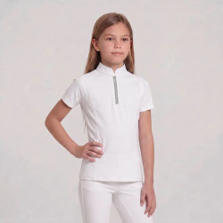 Camisa de concurso para niña clásica de manga corta con brillo Viejo rosa talla 160 niño Blanco Camisa de concurso para niña clásica de manga corta con brillo Viejo rosa talla 160 niño Blanco