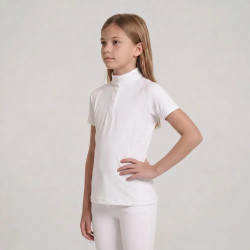 Camisa de concurso para niña clásica de manga corta blanca talla 160 niño Blanco Camisa de concurso para niña clásica de manga corta blanca talla 160 niño Blanco