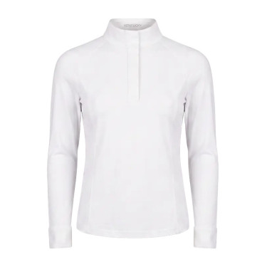 Camisa de concurso para niña clásica de manga larga blanca talla 160 niño Blanco
