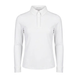 Camisa de concurso niño clásica de manga larga blanca talla 160 Blanco