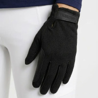 Guantes de equitación grip verano negro talla 11 Negro