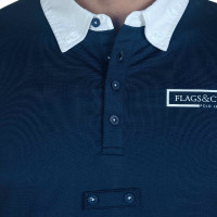 Polo niño manga corta Cartago Flags & Cup Blanco Polo niño manga corta Cartago Flags & Cup Blanco