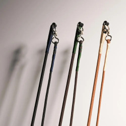 Fusta de trabajo 200 cm cuero marrón claro | Equitación Fusta de trabajo 200 cm cuero marrón claro | Equitación