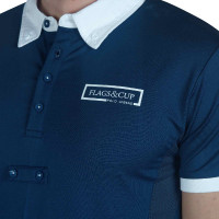 Polo niño manga corta Cartago Flags & Cup Blanco Polo niño manga corta Cartago Flags & Cup Blanco