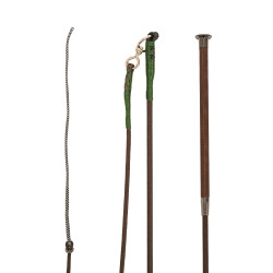 Fusta de trabajo Guidance con empuñadura de cuero marrón claro 200 cm Castaño Marrón Fusta de trabajo Guidance con empuñadura de cuero marrón claro 200 cm Castaño Marrón