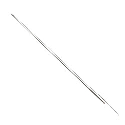 Fusta de trabajo Guidance con empuñadura de cuero marrón claro 180 cm Negro