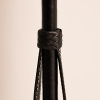 Fusta de salto de cuero 65 cm marrón claro | equi-clic