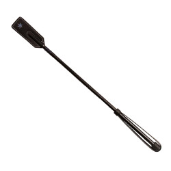Fusta de salto Classy lisa de cuero entero marrón claro 65 cm Negro