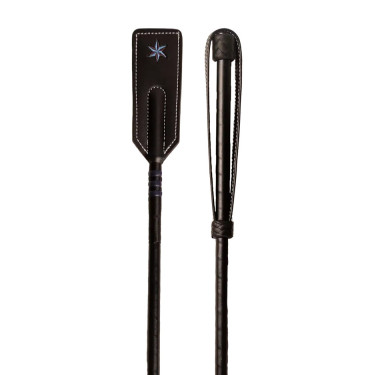 Fusta de salto Classy lisa de cuero entero marrón claro 65 cm Negro