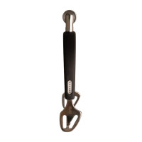 Espuelas de rueda media de acero inoxidable con goma 30 mm Velari Acero inoxidable Plata