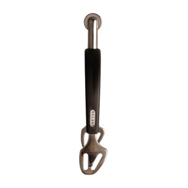 Espuelas de rueda media de acero inoxidable con goma 30 mm Velari Acero inoxidable Plata