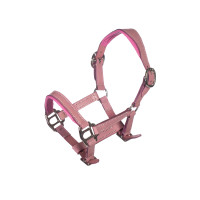 Cabezada de cuero Pink Hobby Horsing- HKM