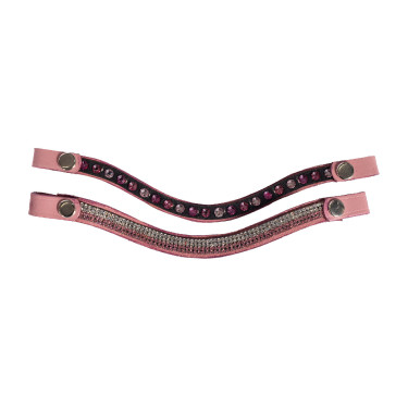Bocado de cuero Pink Hobby Horsing- HKM