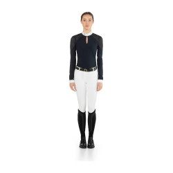 Polo de competición ecuestre mujer EGO7 Teresa manga larga