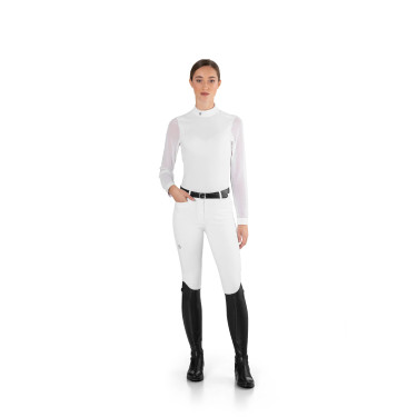 Polo de competición ecuestre mujer EGO7 Rita manga larga