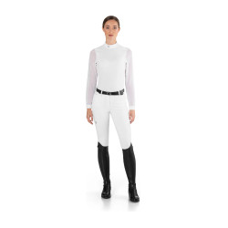 Polo de competición ecuestre mujer EGO7 Rita manga larga