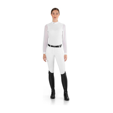 Polo de competición ecuestre mujer EGO7 Rita manga larga