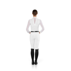 Polo de competición ecuestre mujer EGO7 Rita manga larga