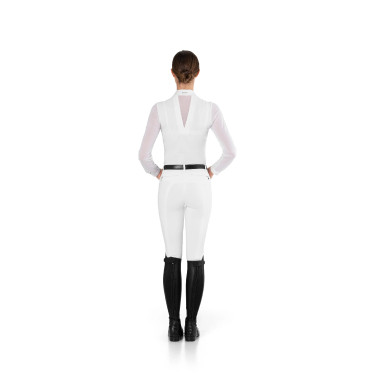 Polo de competición ecuestre mujer EGO7 Rita manga larga