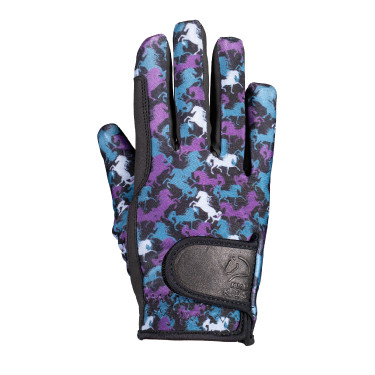 Guantes de montar para niños Amina- HKM Guantes de montar para niños Amina- HKM