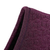Manta de silla full brillante jumping violeta pony Kentucky Negro