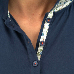 Polo mujer Maringa Flags & Cup Azul marino