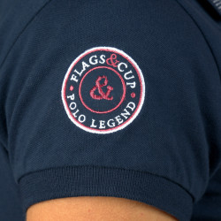 Polo niña Francia Limited Edition Flags & Cup Azul marino