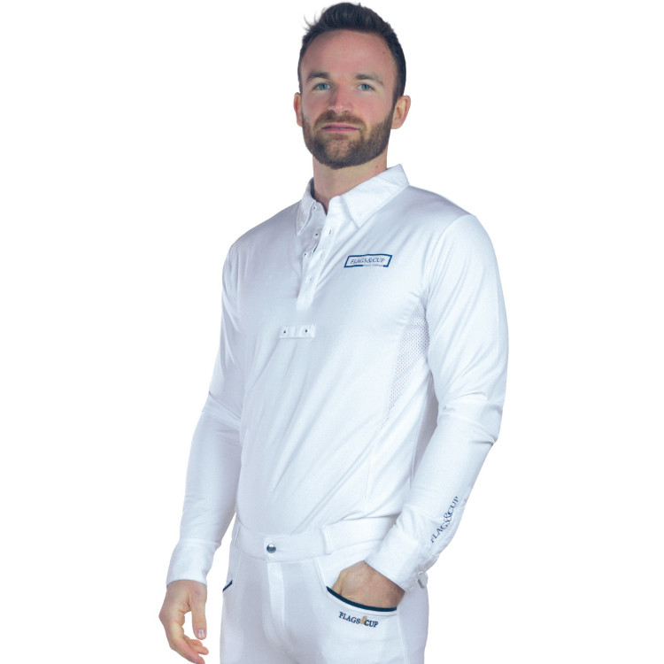 Polo hombre Cartago Flags & Cup manga larga Polo hombre Cartago Flags & Cup manga larga