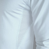 Polo hombre Cartago Flags & Cup manga larga Blanco