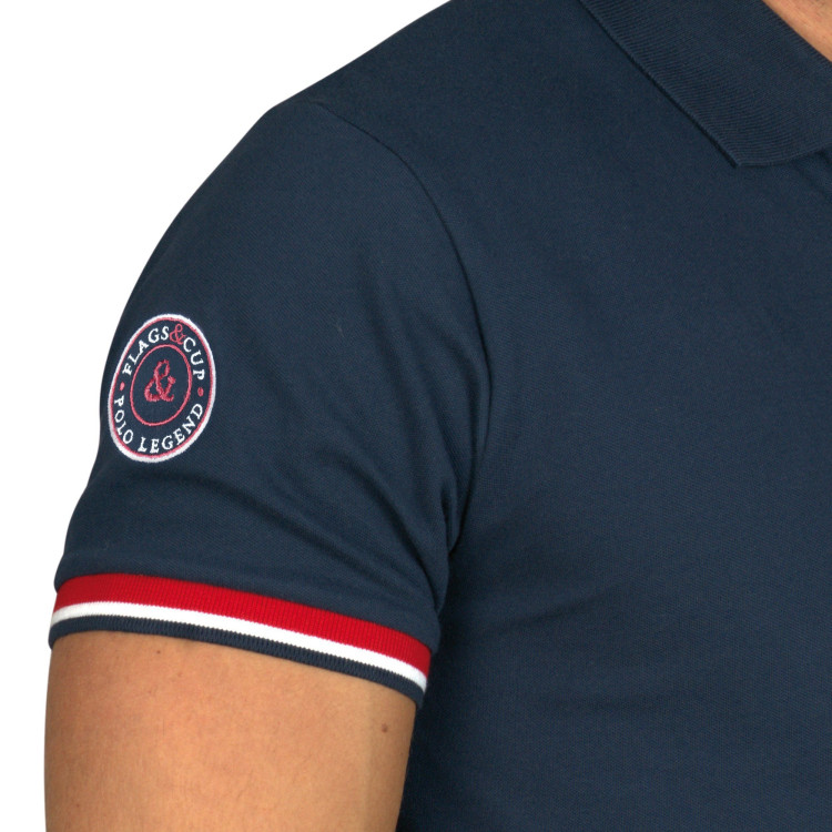 Polo hombre Francia Limited Edition Flags & Cup Polo hombre Francia Limited Edition Flags & Cup