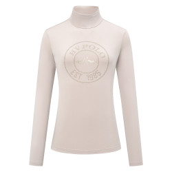 Top HV Polo Odette para mujer Tiza Beige