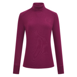 Top HV Polo Oria para mujer Vino Rojo