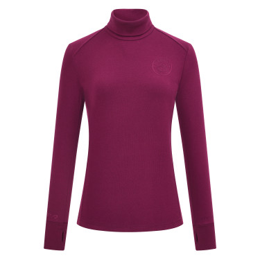 Top HV Polo Oria para mujer Vino Rojo