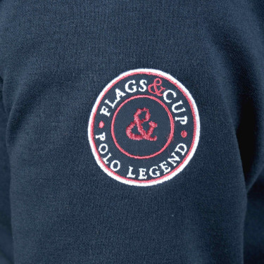 Sudadera con cremallera para hombre France Edición Limitada Flags & Cup Sudadera con cremallera para hombre France Edición Limitada Flags & Cup