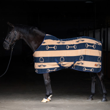 Manta polar HV Polo Gwenny con estampado
