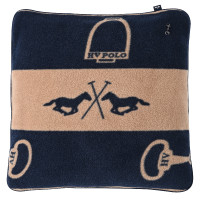 Cojín HV Polo Gwenny estampado Marino / camello Azul