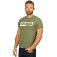 Camiseta hombre Balao Flags & Cup Oliva Verde