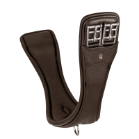 Cinchón corto Waldhausen de cuero Comfort Negro