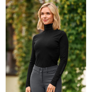 Camiseta de cuello alto Trento ELT Negro