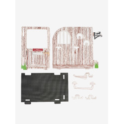 Set de establo de poni de juguete de madera LeMieux