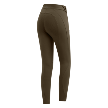 Legging térmico de equitación ELT Rena para mujer Marrón verde Marrón Legging térmico de equitación ELT Rena para mujer Marrón verde Marrón
