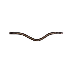 Brida Waldhausen X-Line Relaxation muserola anatómica Castaño Marr&amp;amp;amp;oacute;n