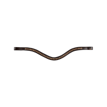 Brida Waldhausen X-Line Relaxation muserola anatómica Castaño Marr&amp;amp;amp;oacute;n