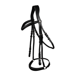 Brida Waldhausen X-Line London con muserola alemana Negro